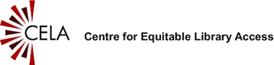 Centre for Equitable Library Access LOGO